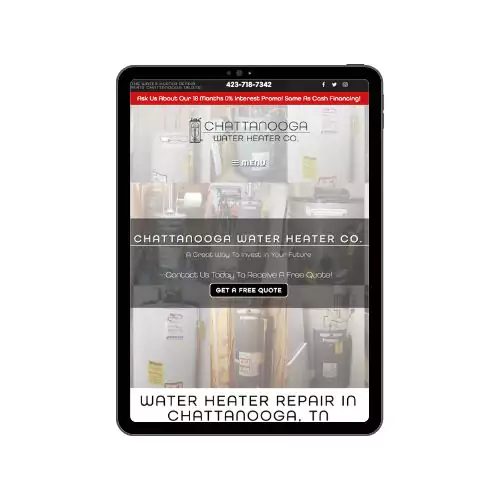 Chattanooga Water Heater Co Website Design