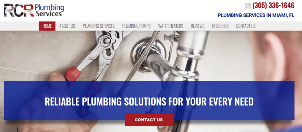 Plumbing User Interface (Screenshot)