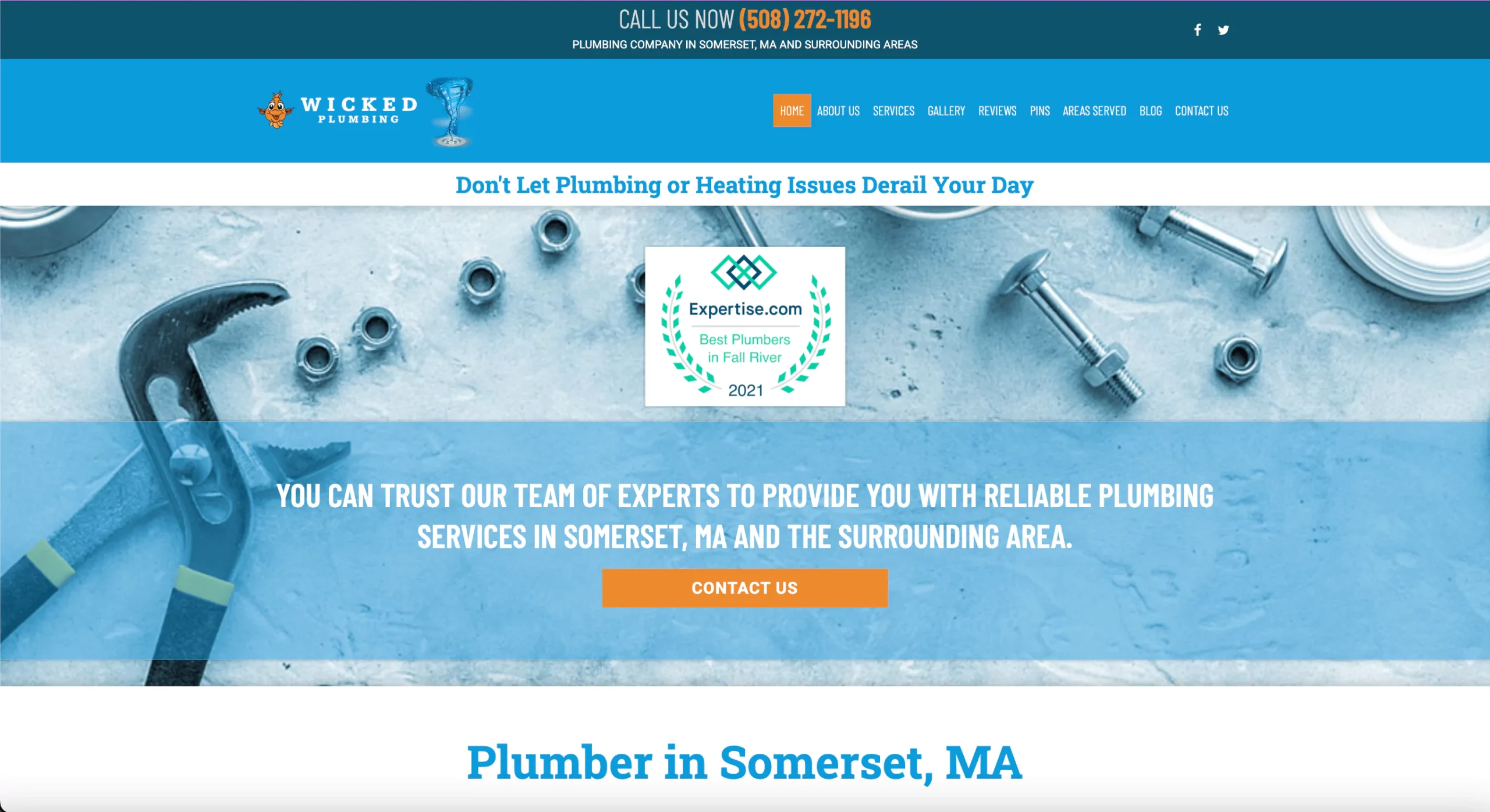 Plumbing Website Rank 2